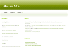 Tablet Screenshot of imeasurexyz.com